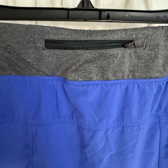 Nike Dri-Fit Blue Athletic Skort With Orange Liner & Gray Waistband Womens Sport - Picture 7 of 8